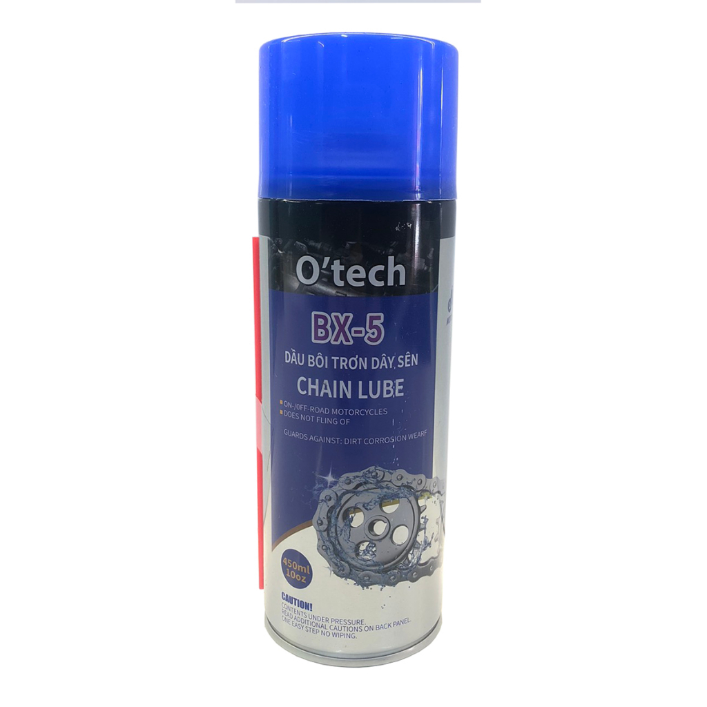 Dầu bôi trơn xích, dây sên xe máy xe đạp O’tech BX-5 Chain Lube