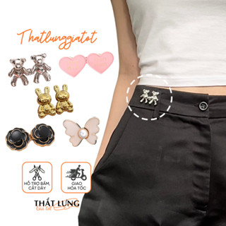 Nút gài điều chỉnh lưng quần hình gấu dễ thương, thu nhỏ eo cho nữ PK008 - Thắt Lưng Giá Tốt