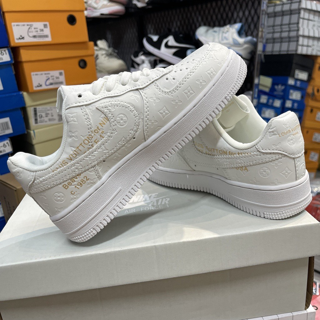 Giày Nike_AF1 Louis Vuitton Trắng Hàng Cao Cấp,Giày Nike_LV Trắng Hót Trend 2023 Bản Mới Nhất Full Box Bill | BigBuy360 - bigbuy360.vn