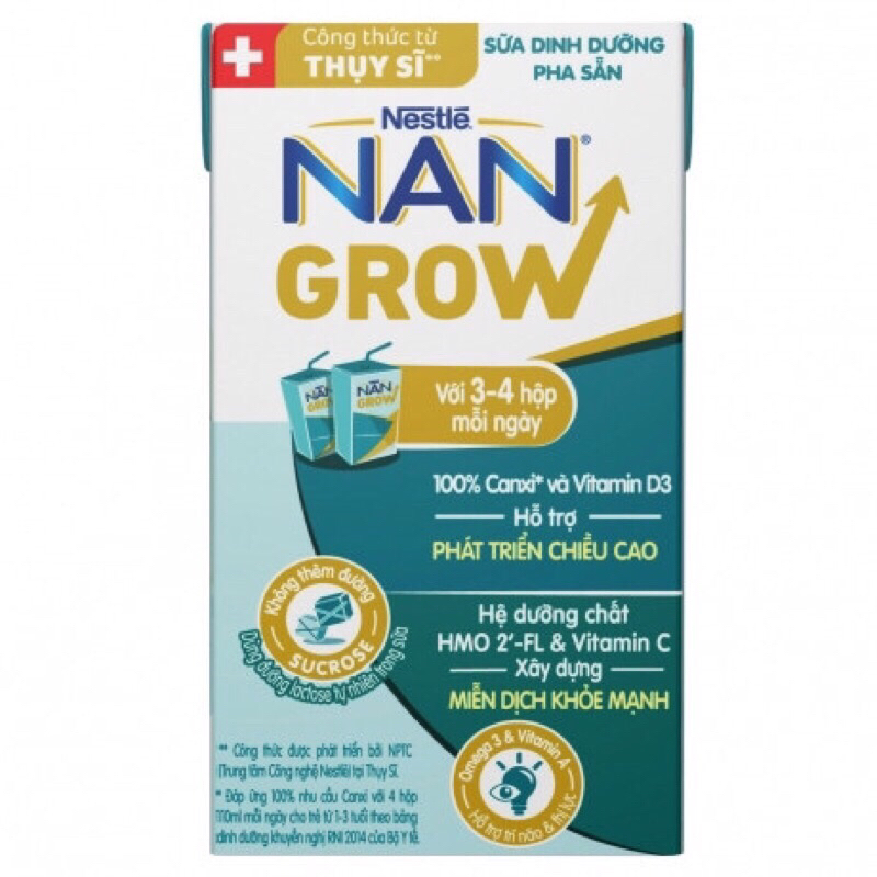 Sữa Nan nước 1 thùng 36 hộp*110ml