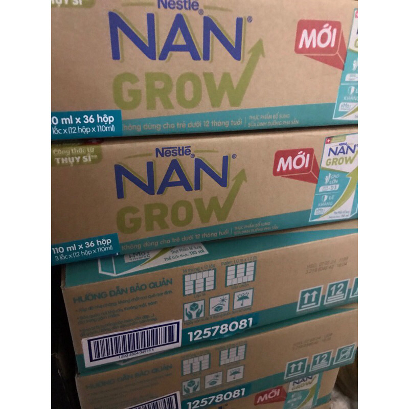 Sữa Nan nước 1 thùng 36 hộp*110ml