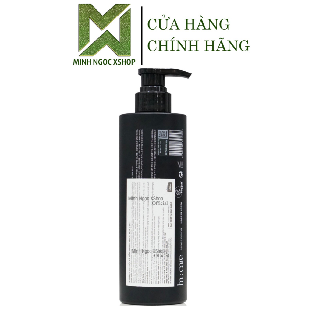 Gel Tắm Và Gội Hương Nước Hoa 2 Trong 1 Cho Nam My Man 500ML