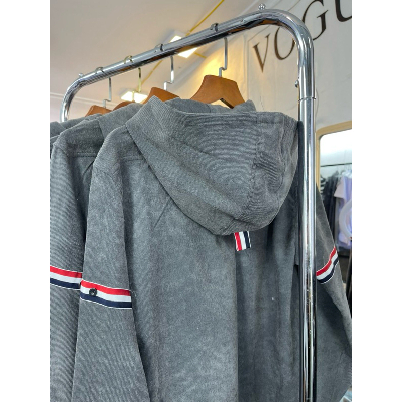 Áo Khoác Nam Nữ NHUNG TĂM CÓ MŨ Form Đẹp