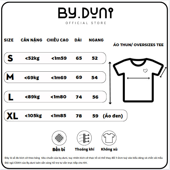Áo thun cặp đôi By.duni nam nữ form rộng Local Brand tay lỡ unisex, áo cặp bạn thân vải cotton THỎ và CÁO full box