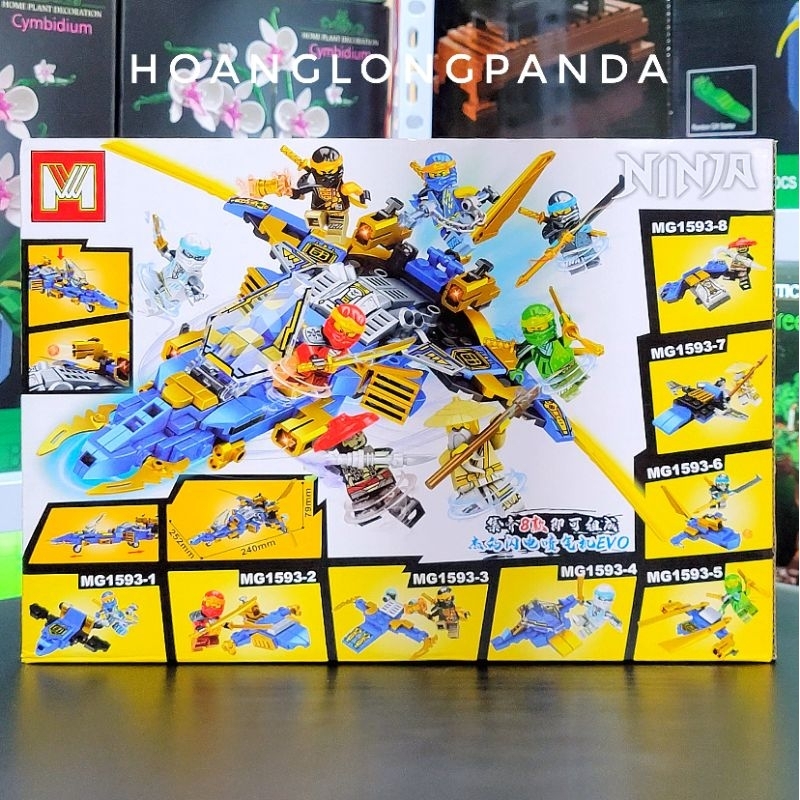 Lắp ráp MG 1593 | Combo 8 hộp MG1593 | Lắp ráp Phi cơ Jay EVO