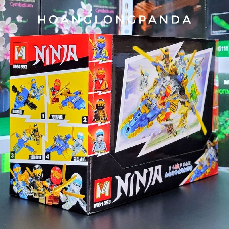 Lắp ráp MG 1593 | Combo 8 hộp MG1593 | Lắp ráp Phi cơ Jay EVO