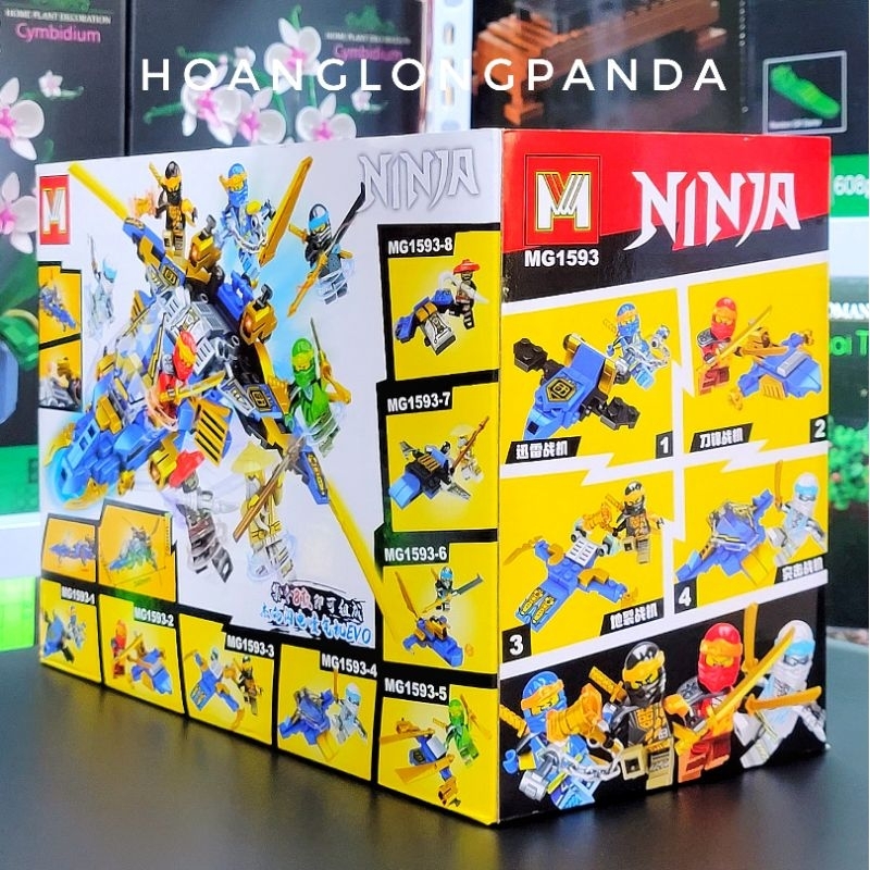 Lắp ráp MG 1593 | Combo 8 hộp MG1593 | Lắp ráp Phi cơ Jay EVO