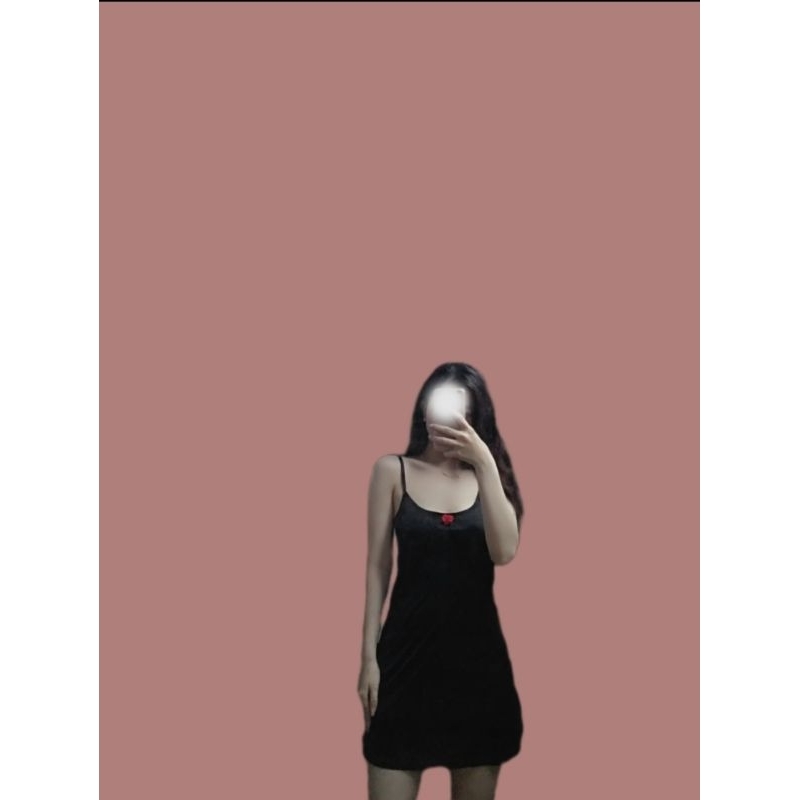 đầm ngủ lụa dây