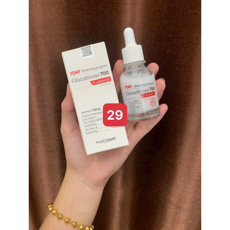 Serum Trắng Da 7Day Whitening Program Glutathione 700 V-ampoule