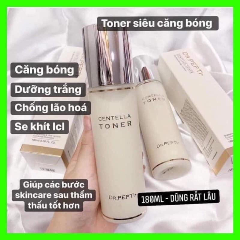 Toner Căng Bóng DR.PEPTI Hàn Quốc 180ml