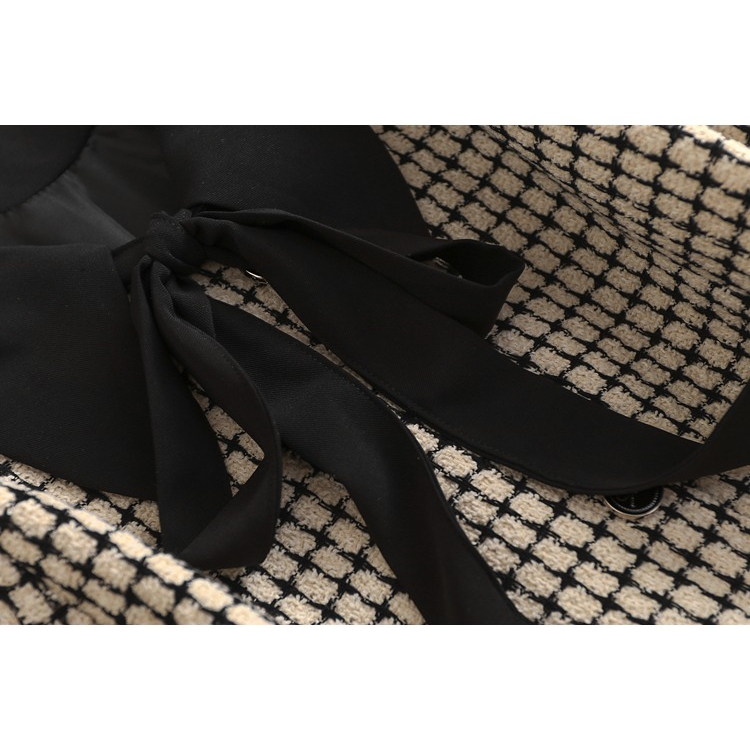 V140 Áo khoác kẻ ô xuất dư của SEIFINI