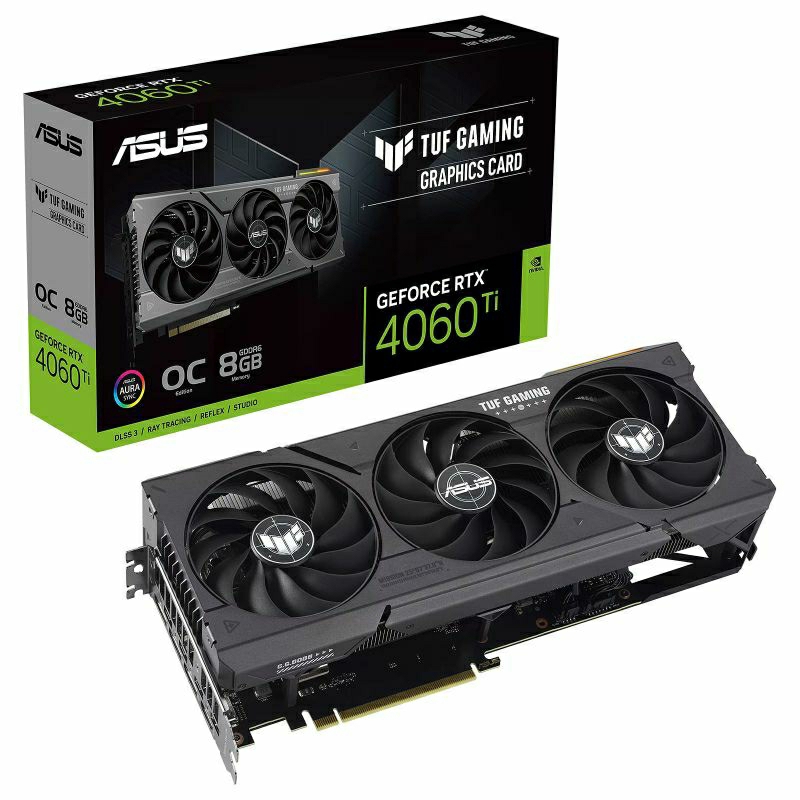 VGA ASUS TUF GAMING RTX 4060TI 08GB vs ASUS DUAL  4060TI 08GB