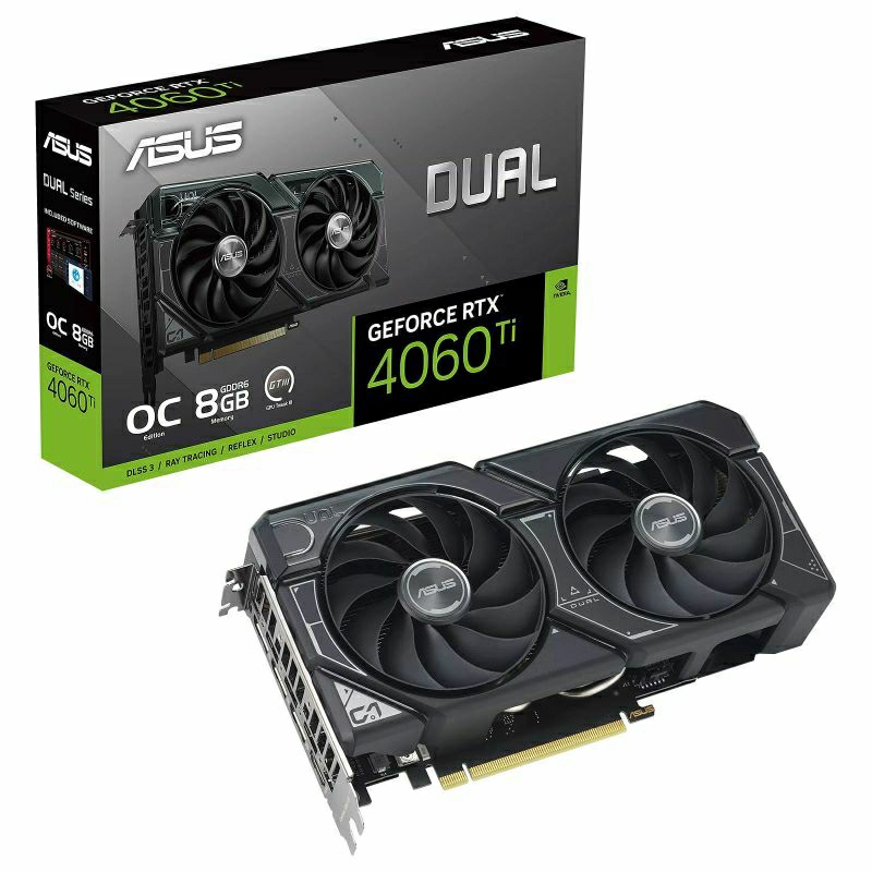 VGA ASUS TUF GAMING RTX 4060TI 08GB vs ASUS DUAL  4060TI 08GB