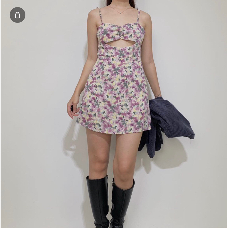 Đầm dây hoa - 2hand/pass đồ