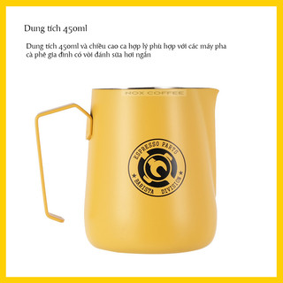 Ca đánh sữa mũi nhọn dung tích 450ml | Làm Cà Phê Latte Art, Cappuccino