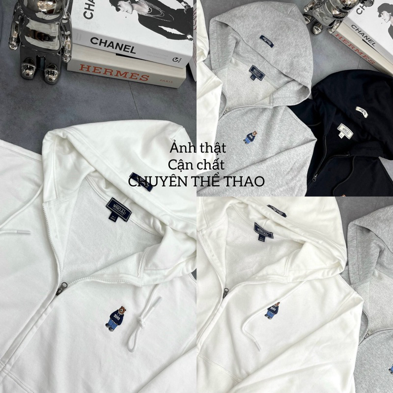| SẴN ẢNH THẬT | Áo khoác / hoodie zip WH.O. A.U steve logo thêu from nam nữ