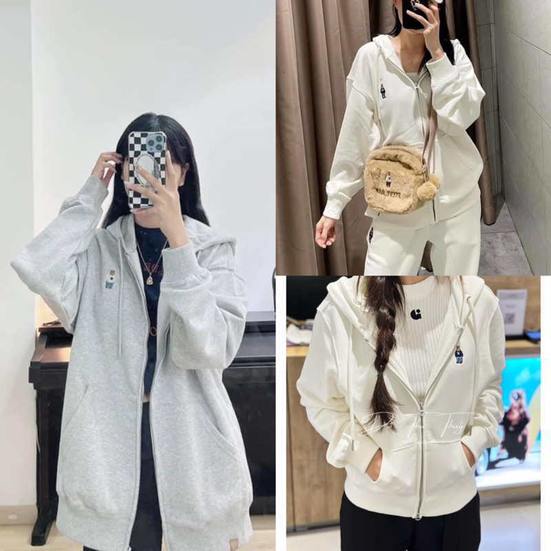 | SẴN ẢNH THẬT | Áo khoác / hoodie zip WH.O. A.U steve logo thêu from nam nữ