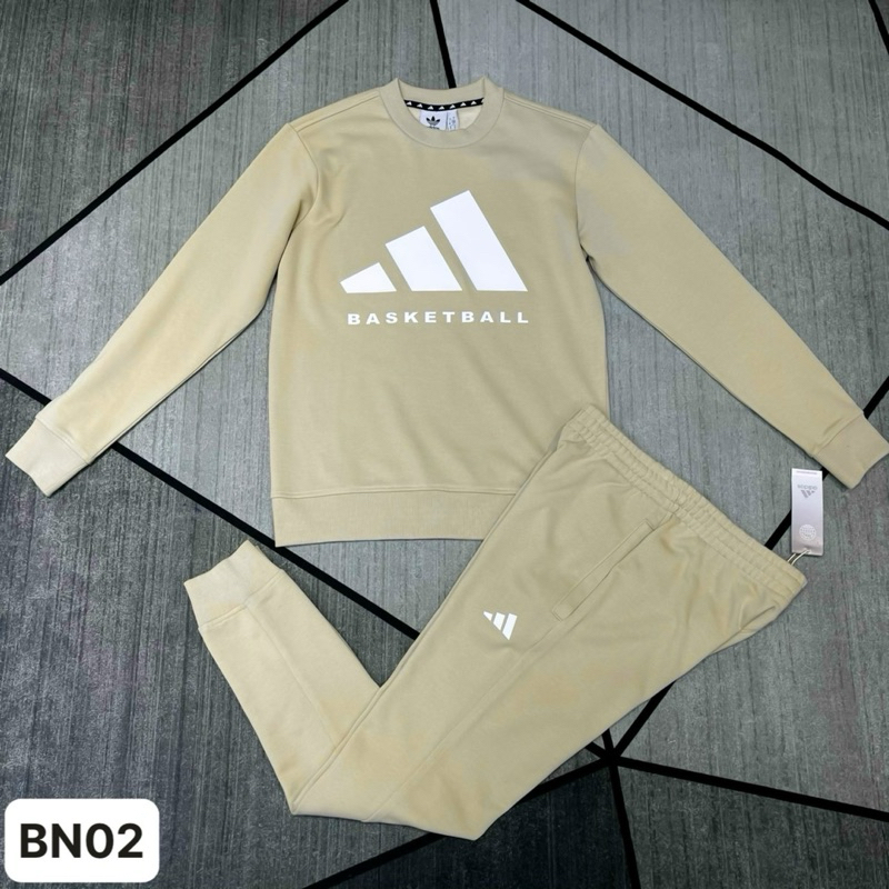 BỘ NỈ NAM BN02 ĐEN/BE