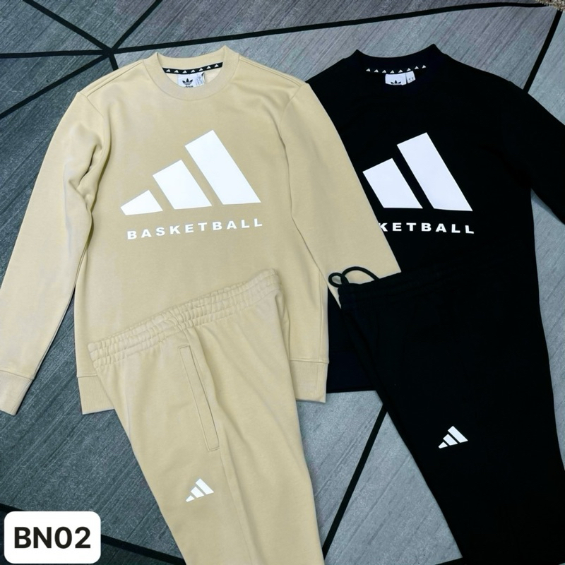 BỘ NỈ NAM BN02 ĐEN/BE