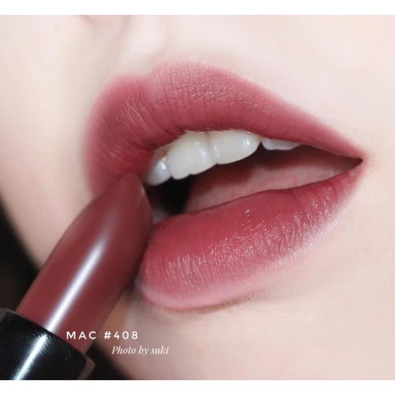 Son Mac màu Bated Breath unbox tách set fullsize