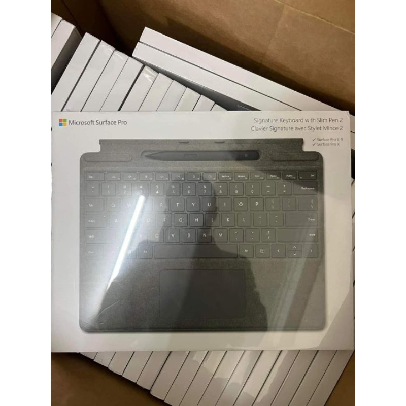 Bàn phím Surface Pro 9/Pro 8/Pro X Signature Alcantara có khe bút Like New