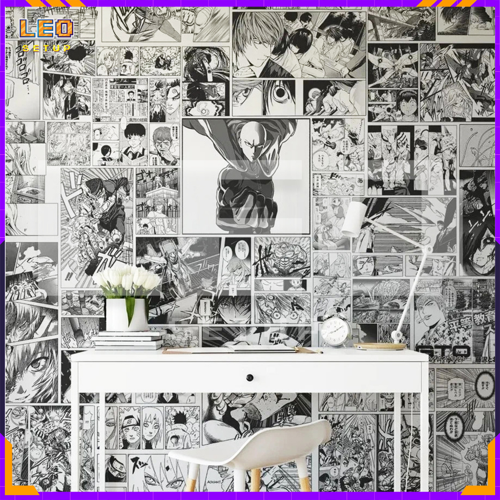 Giấy Dán Tường Anime Manga  Decal decor phòng