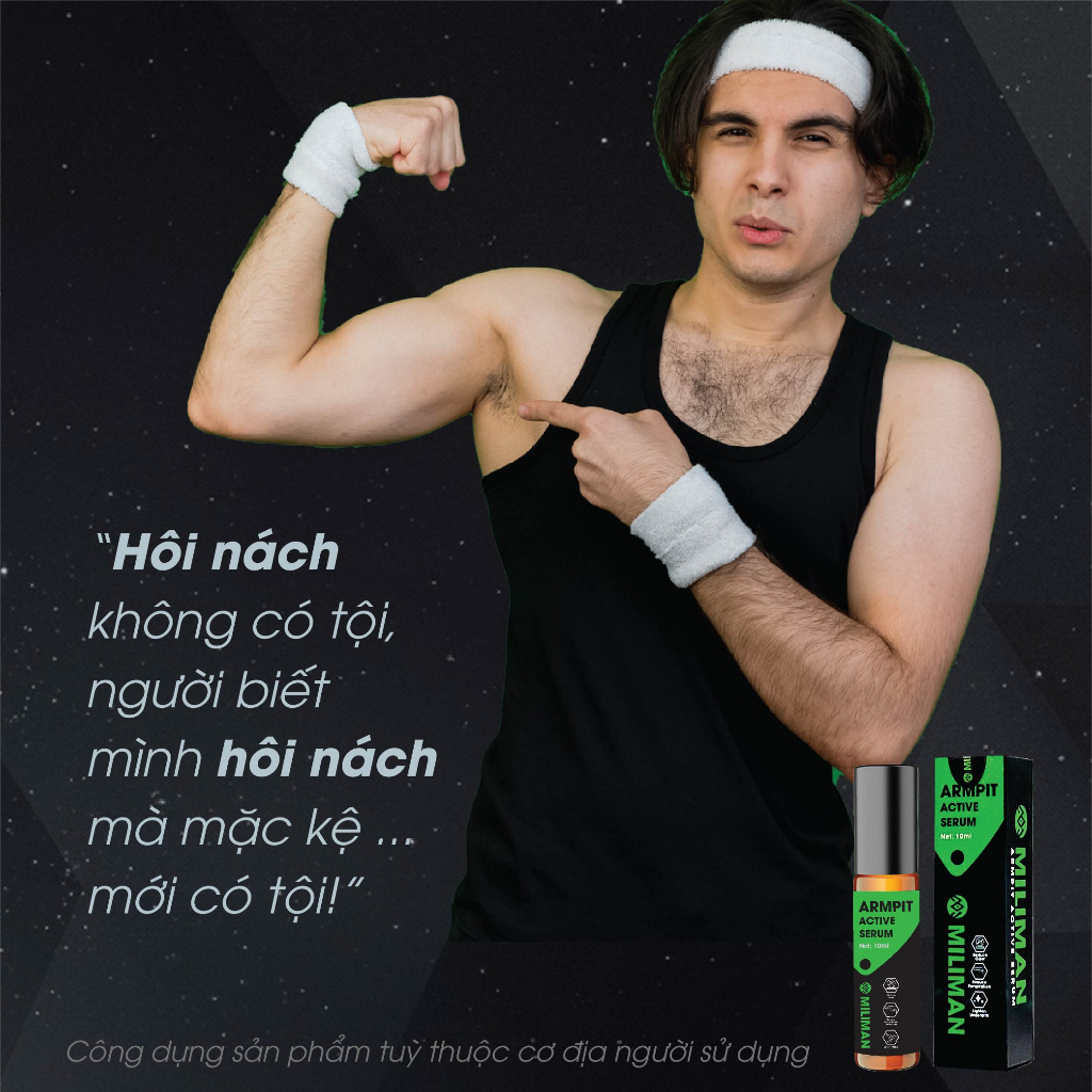 Lăn Nách Nam Khử Mùi Hương Nước Hoa Cao Cấp MILIMAN