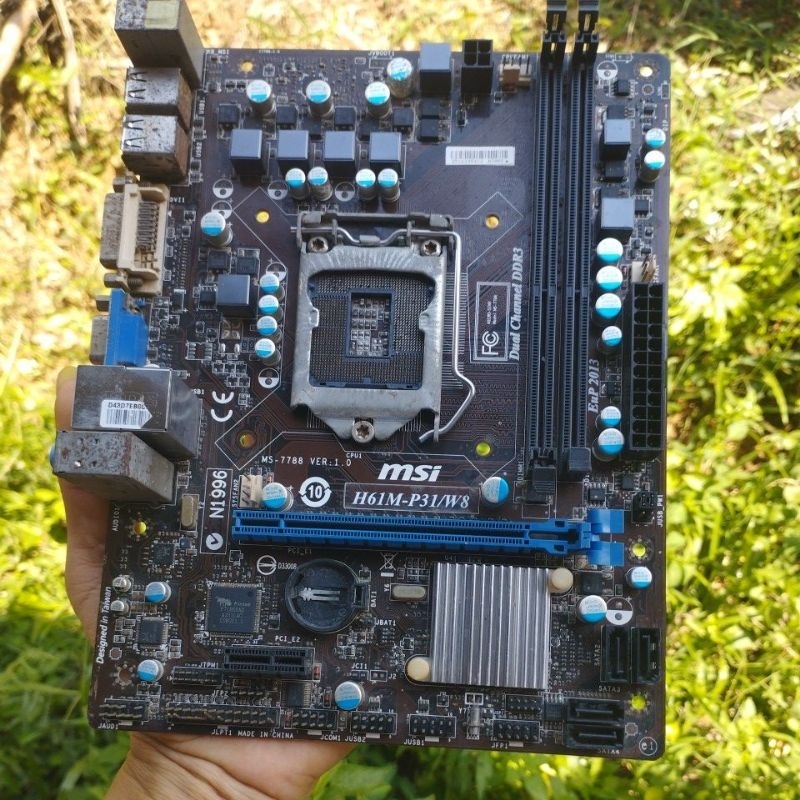 Xác main h61 msi