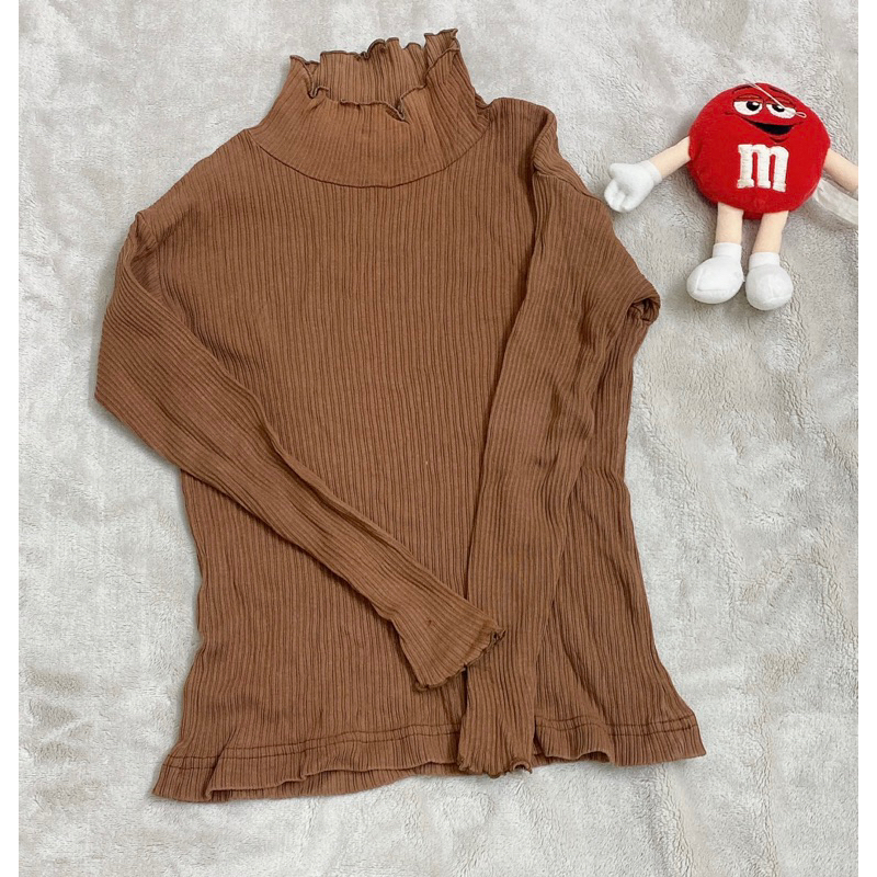 Áo thun 2hand cổ lọ bé gái