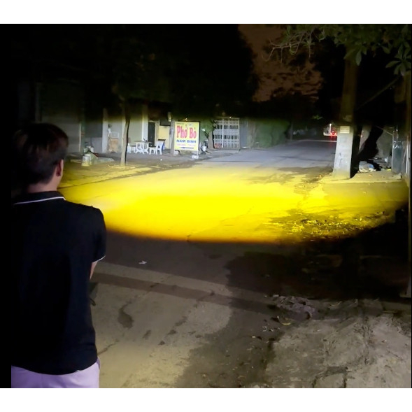 Đèn Trợ Sáng BMU S31 45W/12.24V/DC Bi Cầu Sáng 4 Chế Độ 2 Màu