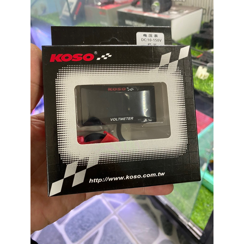 Đồng hồ báo vôn vol 12v xe máy Votl Meter Koso