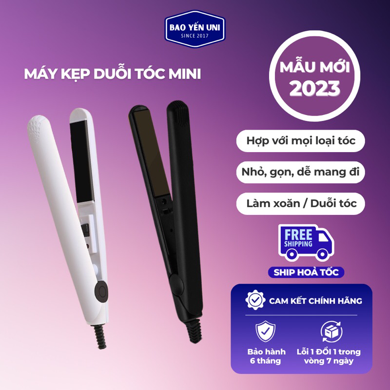 Máy Duỗi Tóc, Kẹp Thẳng, Ép Tóc Làm Xoăn Nhẹ Nhàng