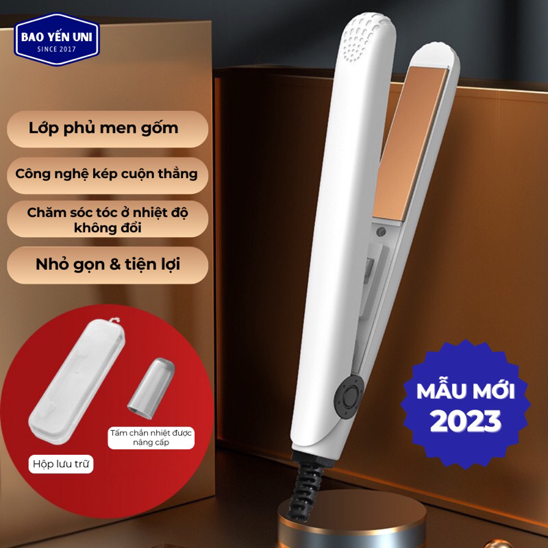 Máy Duỗi Tóc, Kẹp Thẳng, Ép Tóc Làm Xoăn Nhẹ Nhàng