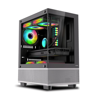 VỎ CASE MIK AETHER BLACK / WHITE (MATX/MID TOWER/MÀU ĐEN) MỚI BH 24T