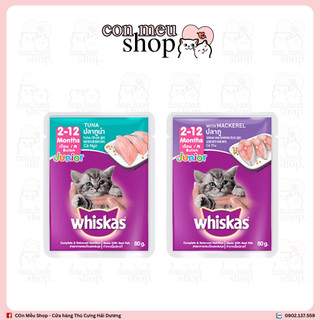 Pate Whiskas dành cho mèo mọi lứa tuổi 85gr