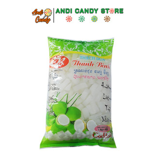Thạch Dừa Thanh Bình Bến Tre Túi 1kg - Ăn Vặt Topping Đồ Uống