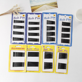 Combo 60 chiếc full đen - Combo 50 chiếc màu, Kẹp tăm, kẹp tóc tăm đen, kẹp tóc tăm màu