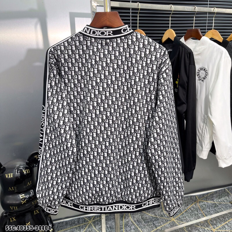 Áo khoác thu đông nam nữ Di.or bo viền nét căng đét. ảnh thật_40355