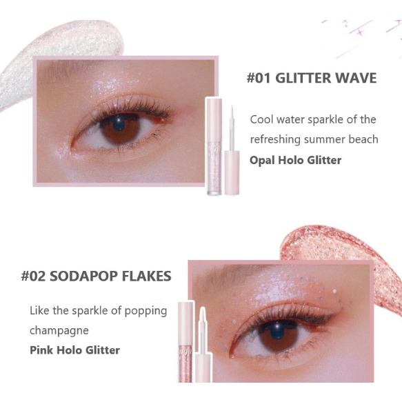 Nhũ Mắt PERIPERA Sugar Twinkle Liquid Glitter 1.9g