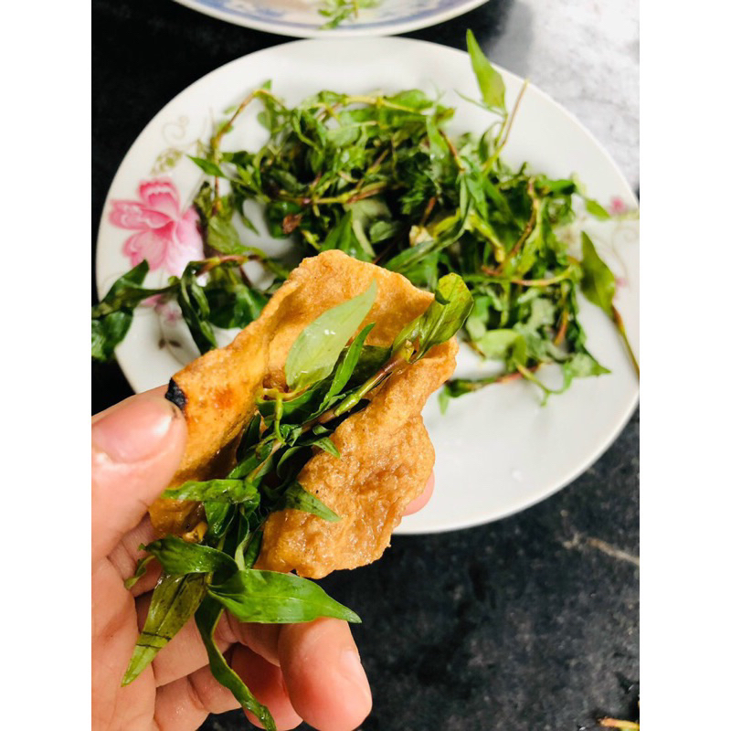 Chả cá mỏng cuốn rau răm Bình Định