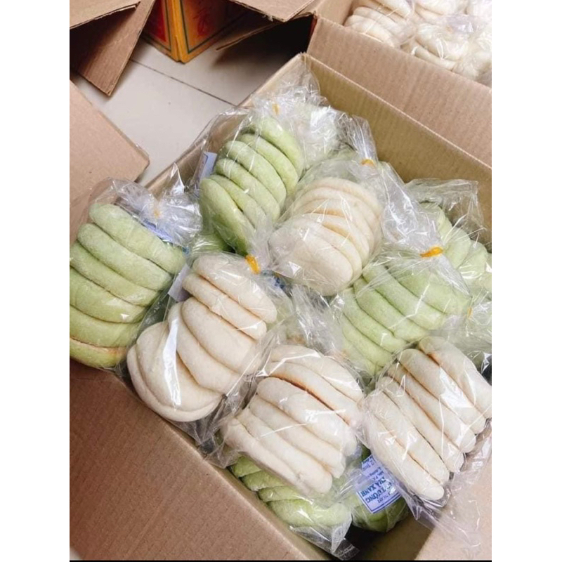 Bánh bao sữa to loại ngon truyền thống/lá dứa