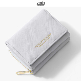Ví bóp nữ mini đựng tiền thời trang Zmin, chất liệu da PU cao cấp - V078