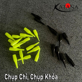 Chụp chì, chụp khóa câu cá loại đẹp silicon - câu lure