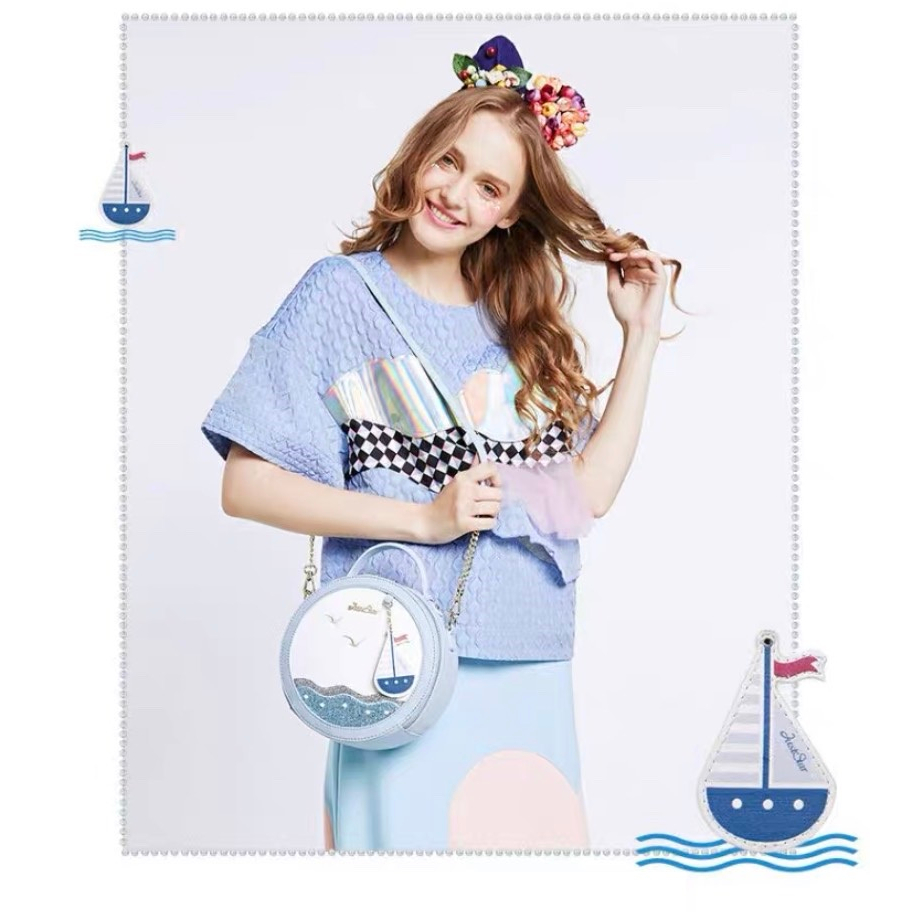Túi phom tròn dễ thương Just Star ViAnh Store đi làm đi chơi 172866 172419 171277AA