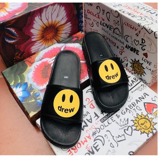 Dép Da Nam D.R.E.W in mặt cười full size 48-43