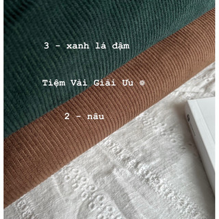 Vải nhung tăm hq có giãn nhẹ - khổ 1,55m