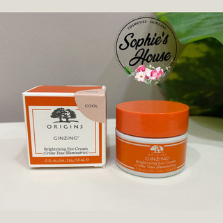 15ml - Kem dưỡng mắt che khuyết điểm ORIGINS Ginzing Vitamin C Eye Cream to Brightening and Depuff