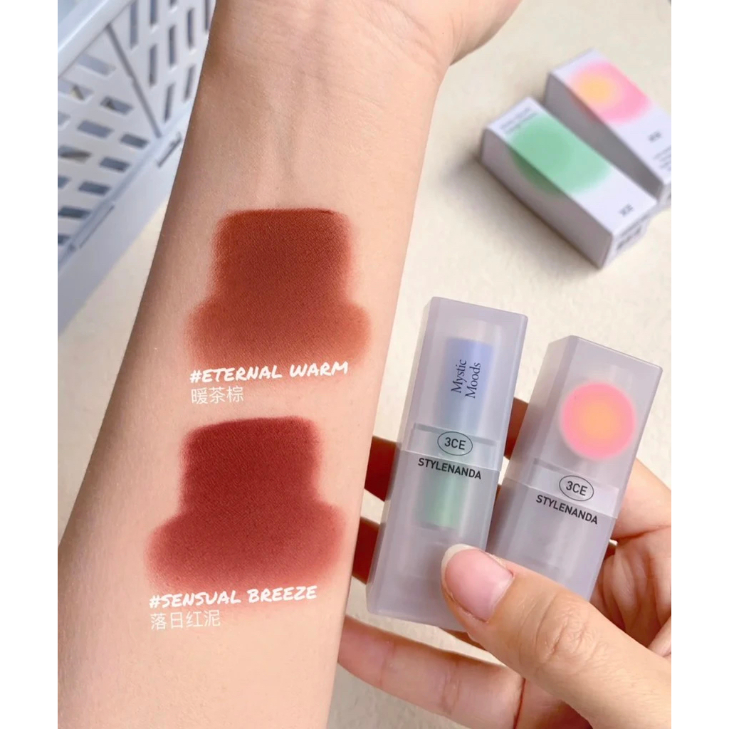 Son Thỏi 3CE Soft Matte Lipstick ,Deep Under More Deep BebeauSkinShop
