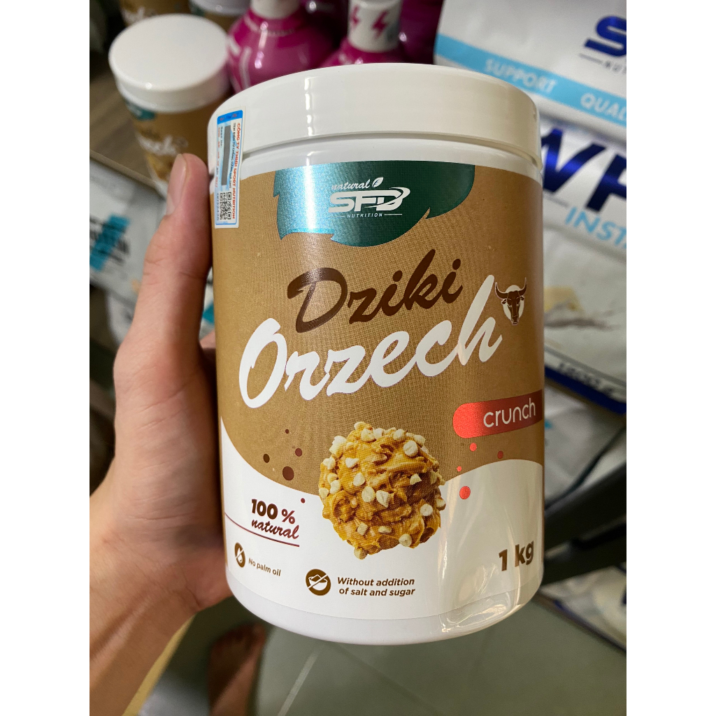 Bơ đậu phộng Sfd Nutrition DZIKI ORZECH 1Kg