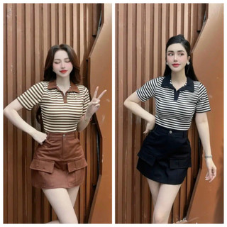 Sét đồ nữ áo phong ngắn tay, kèm chân váy ngắn, siêu xinh
